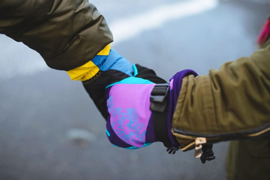 guantes de esquí para niños