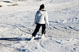 esquiar después de una nevada